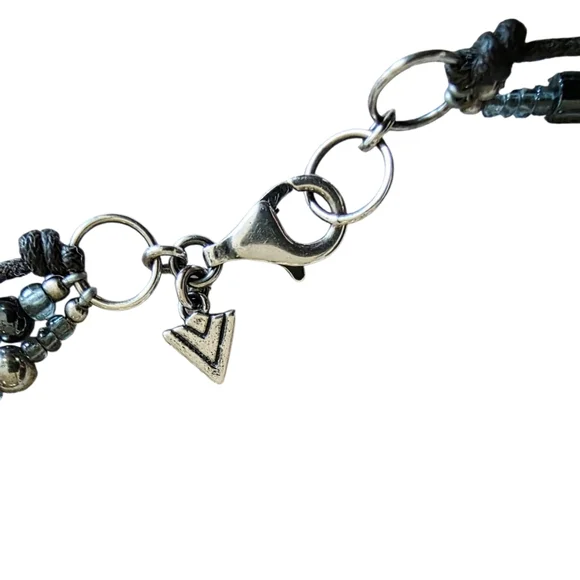 Silpada Sterling Silver Multistrand Hematite Seed Bead Dewdrops Necklace N2097 - Picture 12 of 15